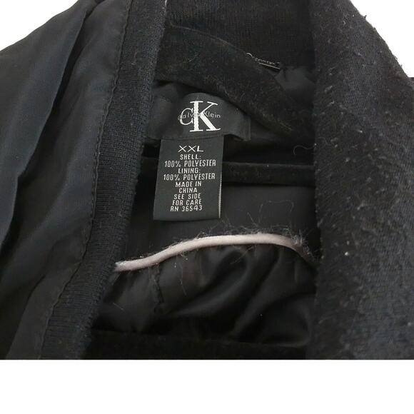 Calvin Klein Mens Black Insulated Water Resistant Jacket Quilted Lining Size XXL - Picture 7 of 7